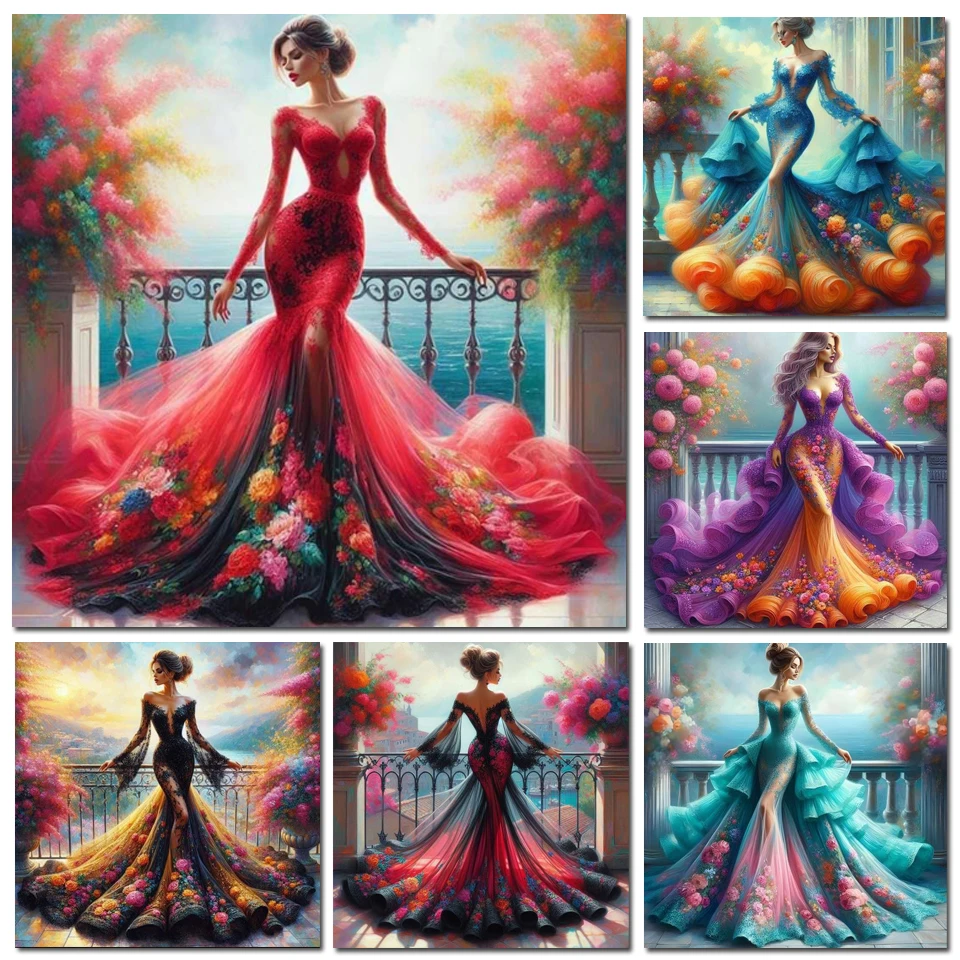 Embroidery Garments - Kit de Pintura com Diamantes DIY,
