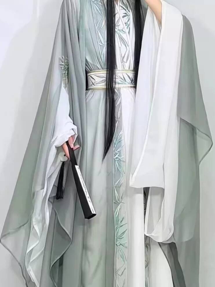 Novo Hanfu Feminino Wei Jinfen - Embroidery Cotton Shirt avaliação e preço